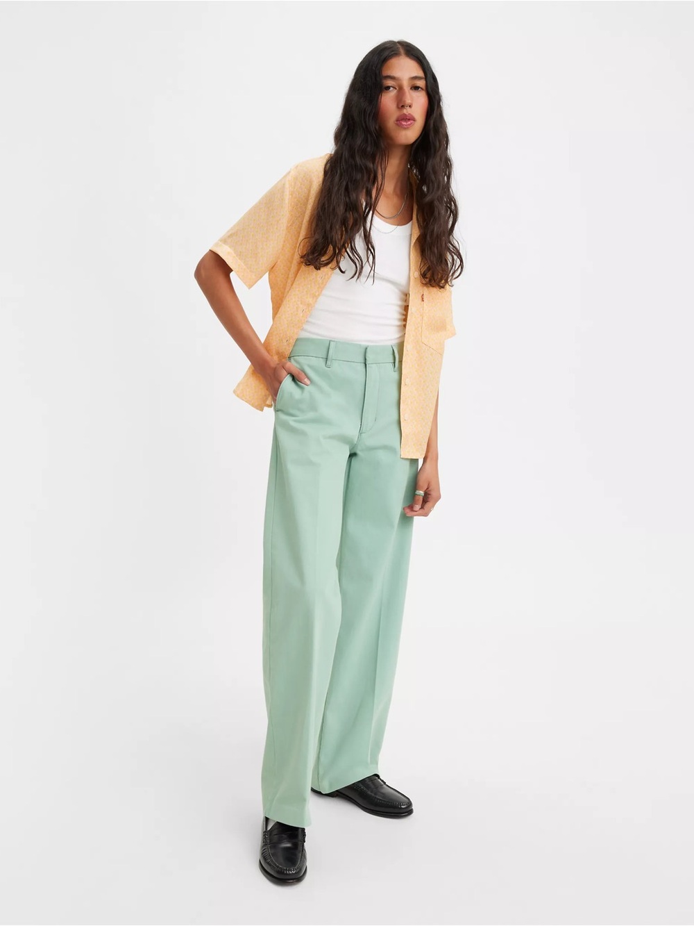levi’s baggy trousers Pants in Mint Green